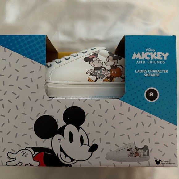 Disney Mickey & Minnie Sneakers 👟 Women’s 8 NIB - Picture 1 of 6